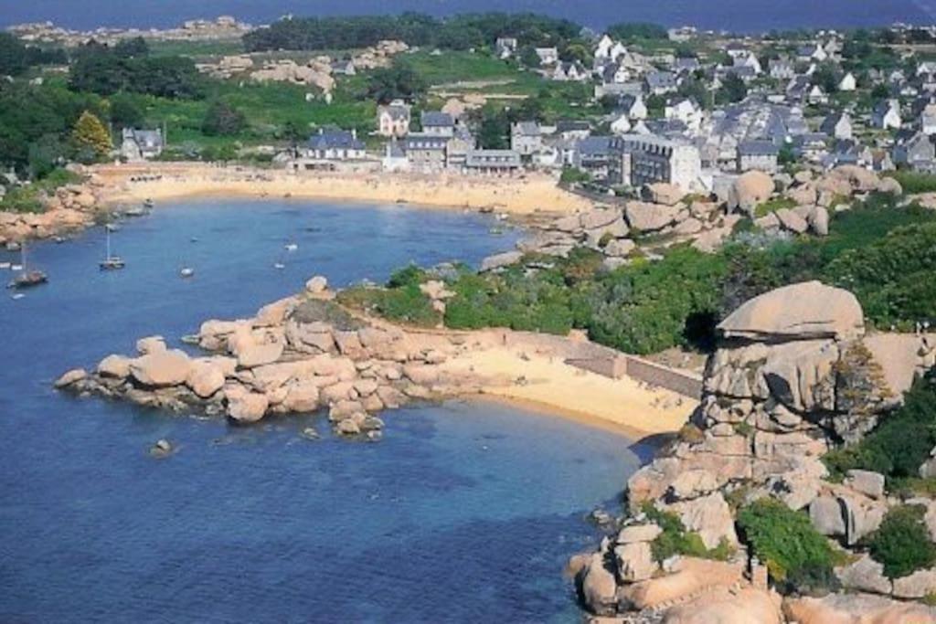 Appartement Studio Les Pieds Dans L'Eau Au Port De Ploumanac'H à Perros-Guirec Extérieur photo